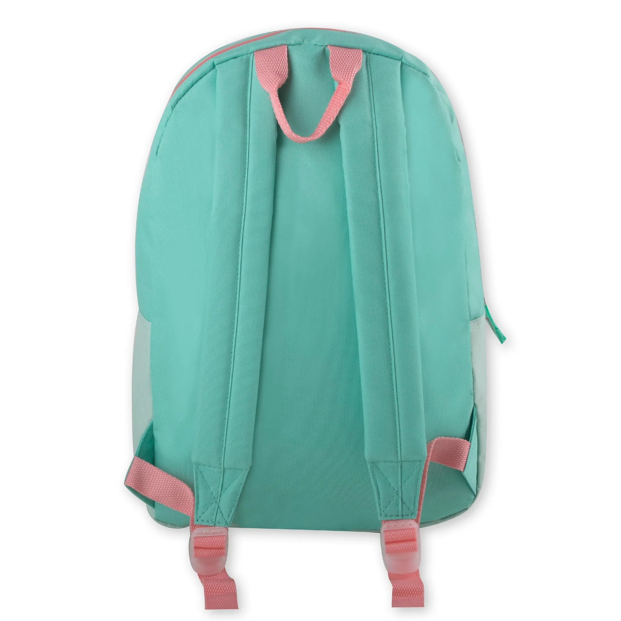 17- Inch Double Front Zippered Pocket Backpack - Girls