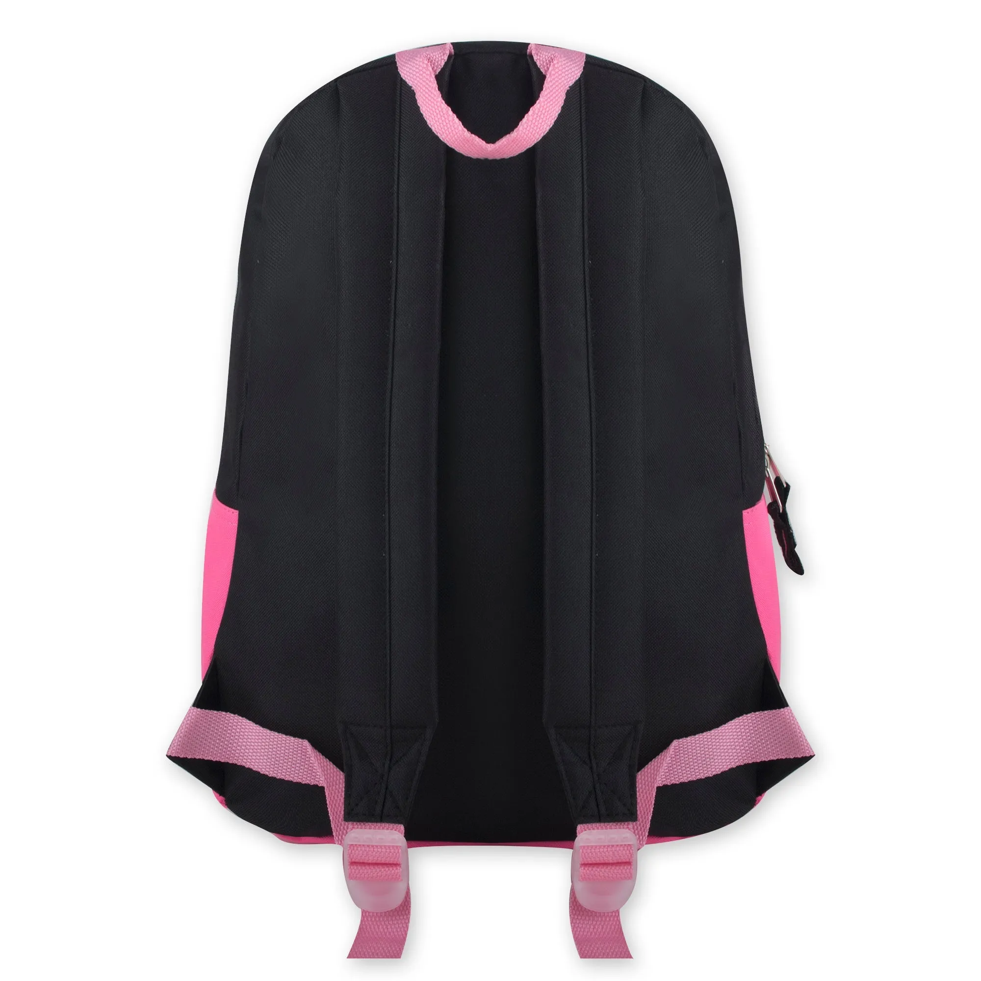 17- Inch Double Front Zippered Pocket Backpack - Girls