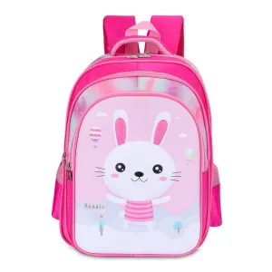 22 Litres School Bag - Fun Design, Lightweight & Durable | Water Bottle Pockets | Ink Blue