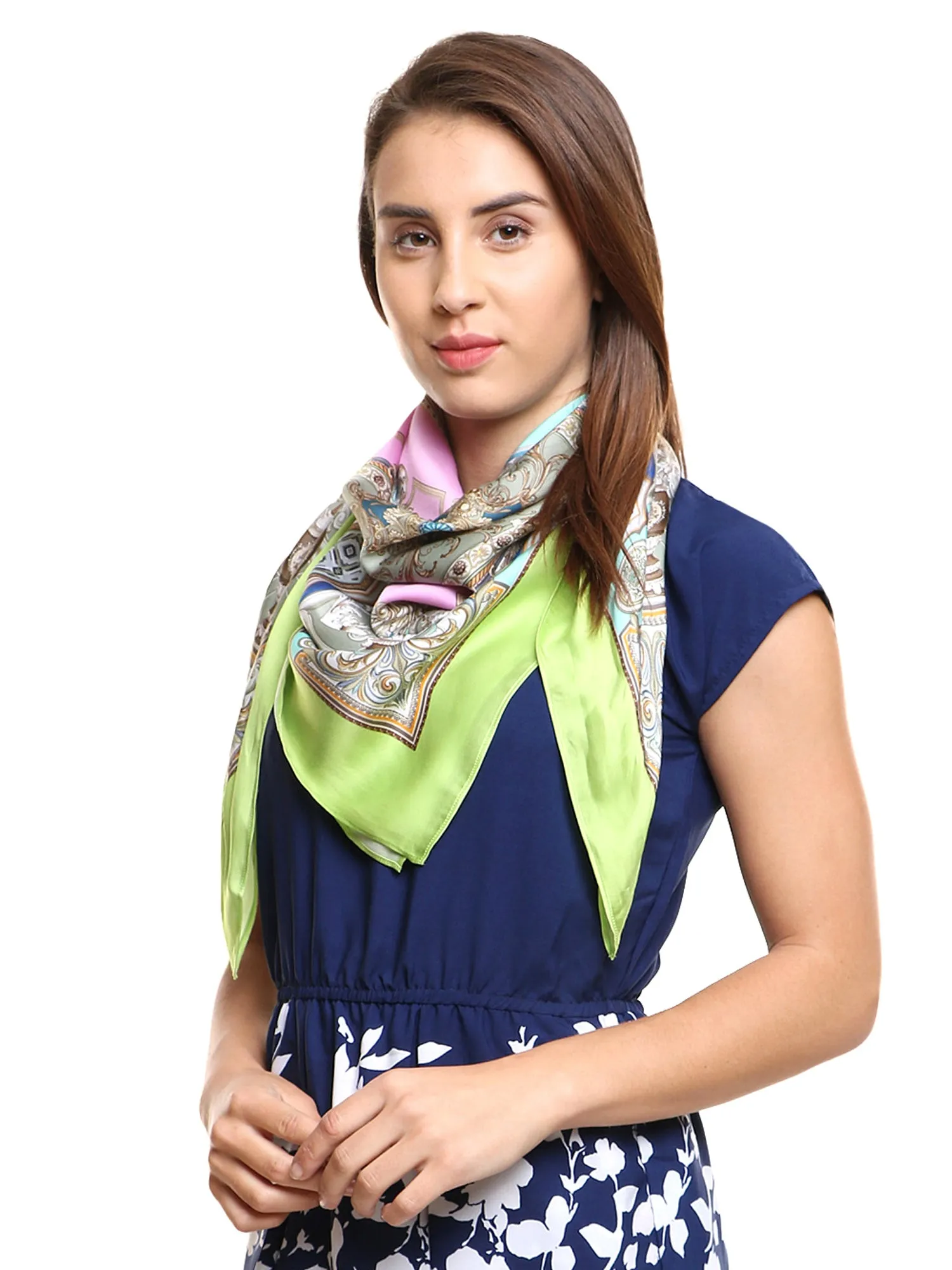 Abstract Designed Printed Scarf