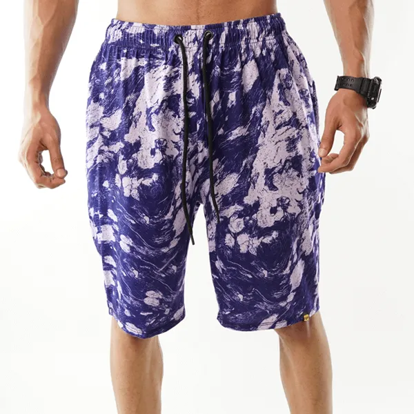 Abstract Printed Short