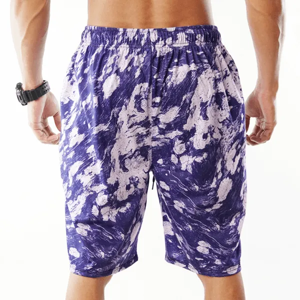 Abstract Printed Short