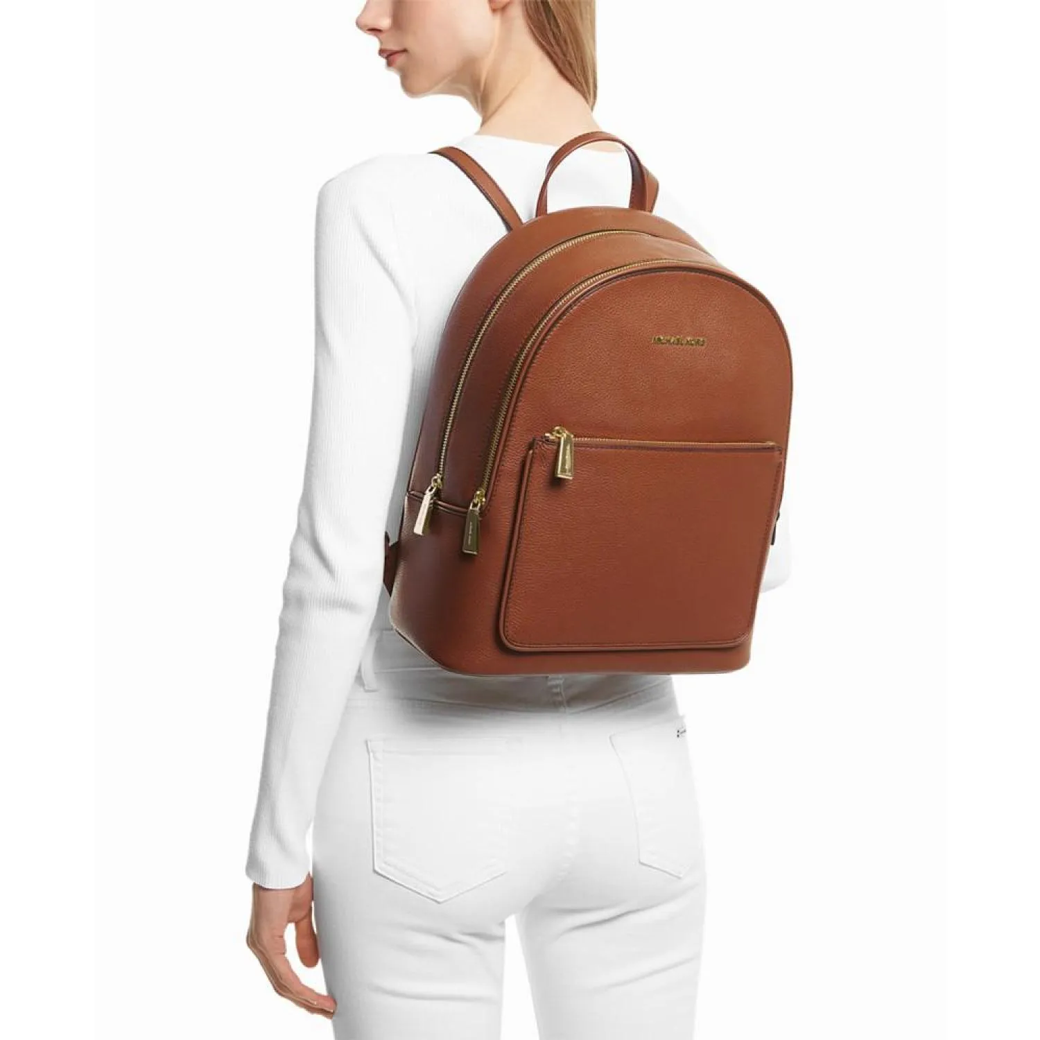 Adina Large Leather Backpack