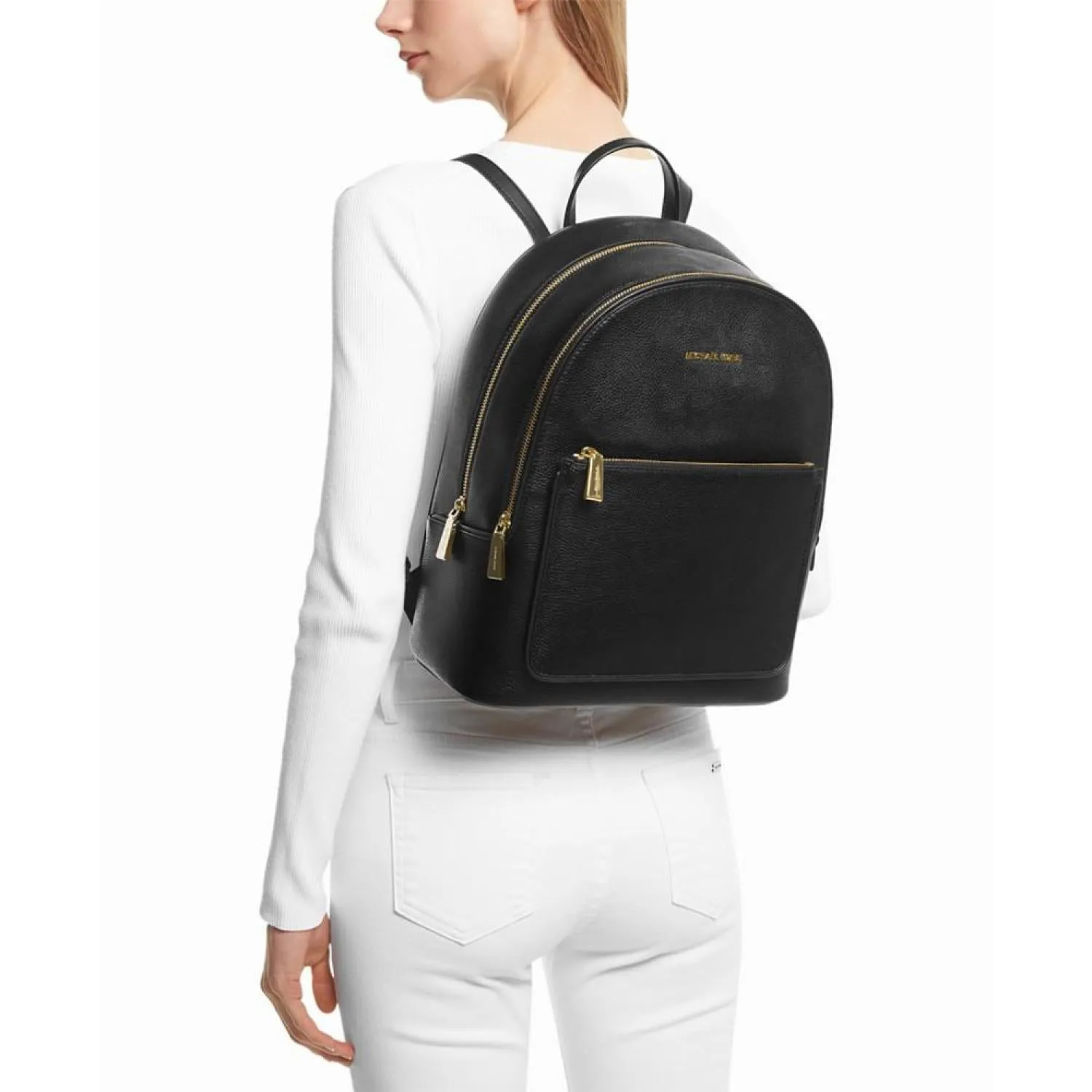 Adina Large Leather Backpack