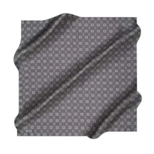Aker Monogram Classic Silk Scarf #73