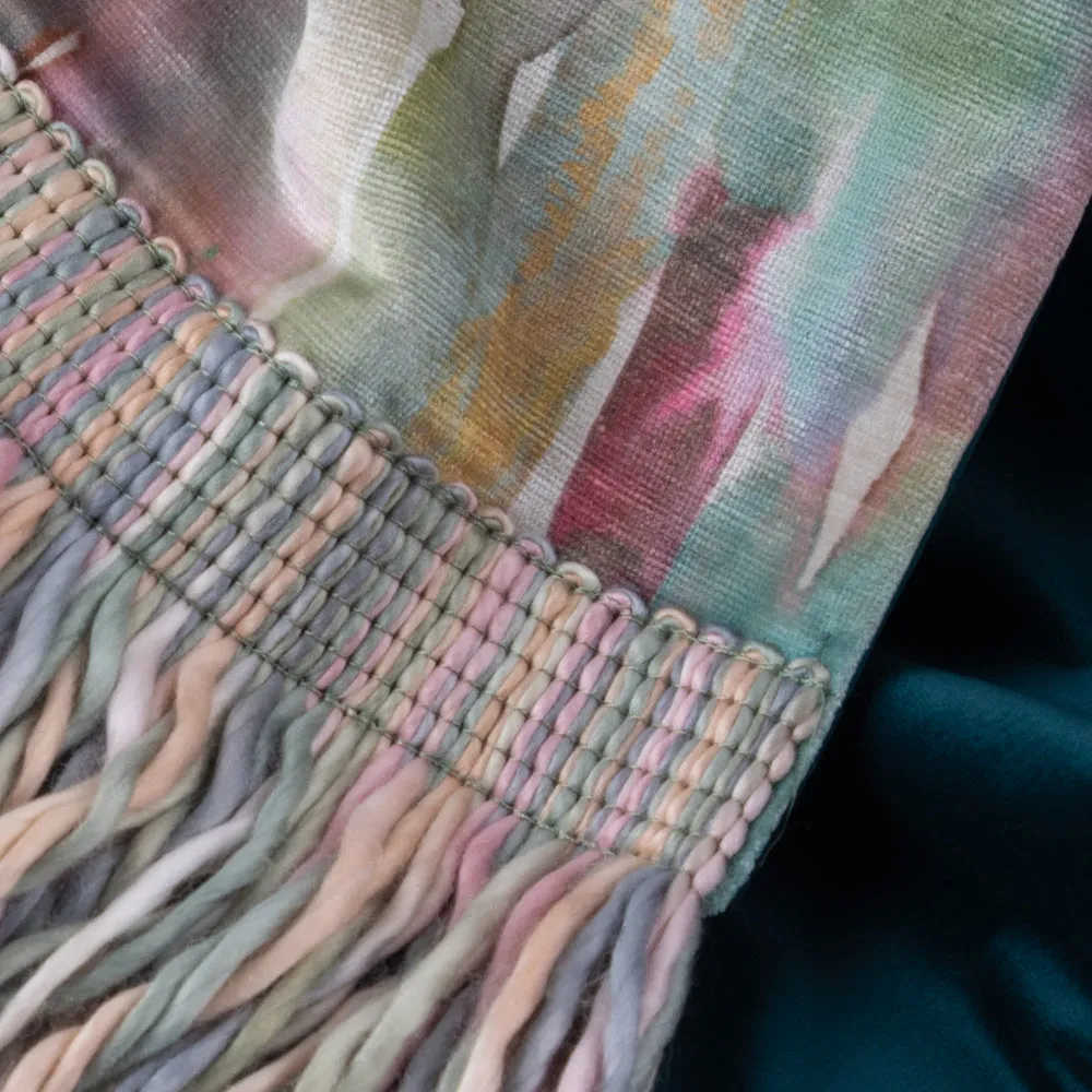 Azima Abstract Printed Throw Lotus