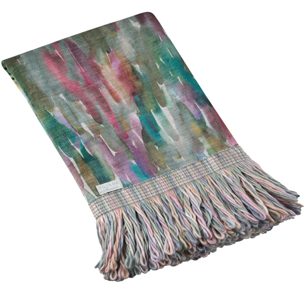 Azima Abstract Printed Throw Lotus