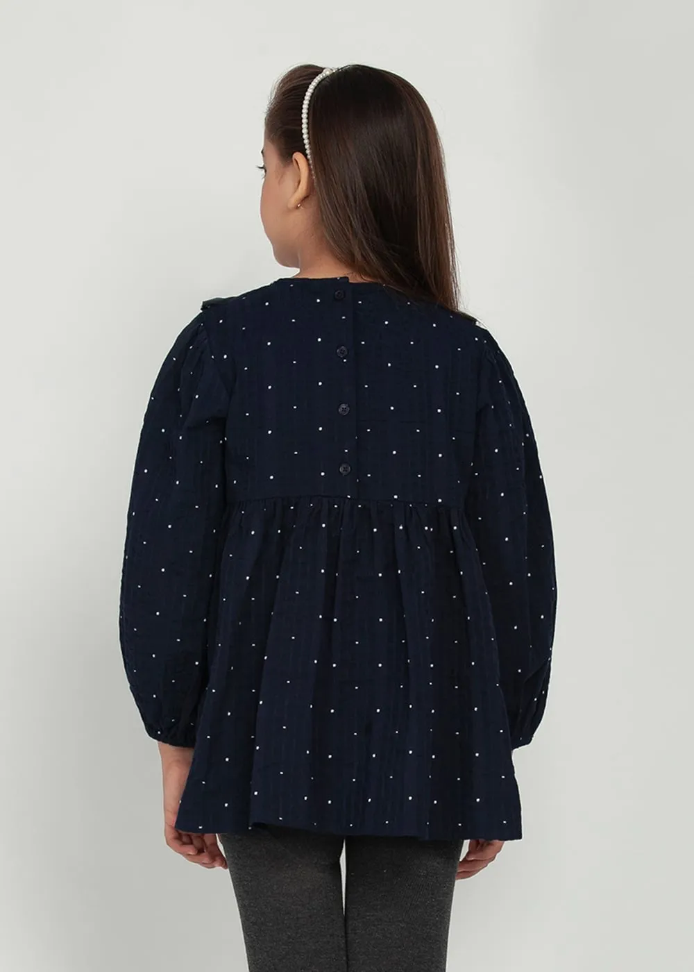 Blue Embroidered Tunic
