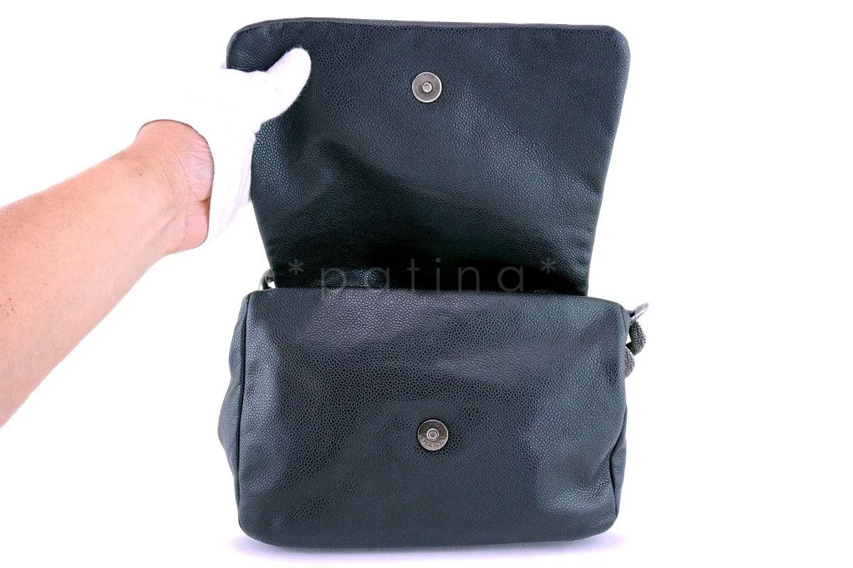 Chanel Gray Caviar 31 Timeless Flap Bag