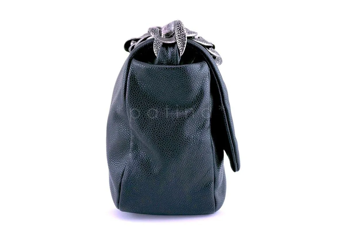 Chanel Gray Caviar 31 Timeless Flap Bag