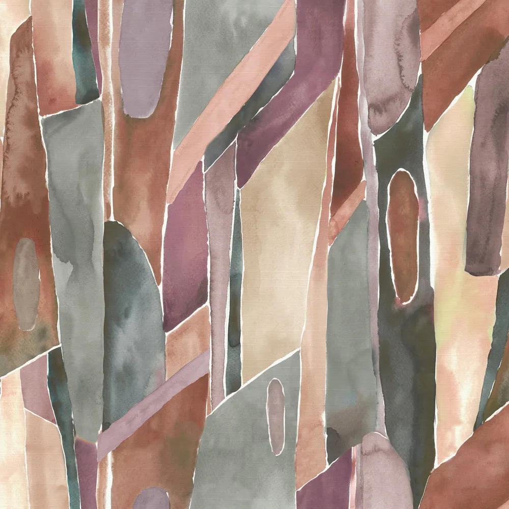 Delaunay Printed Fabric (By The Metre) Amber