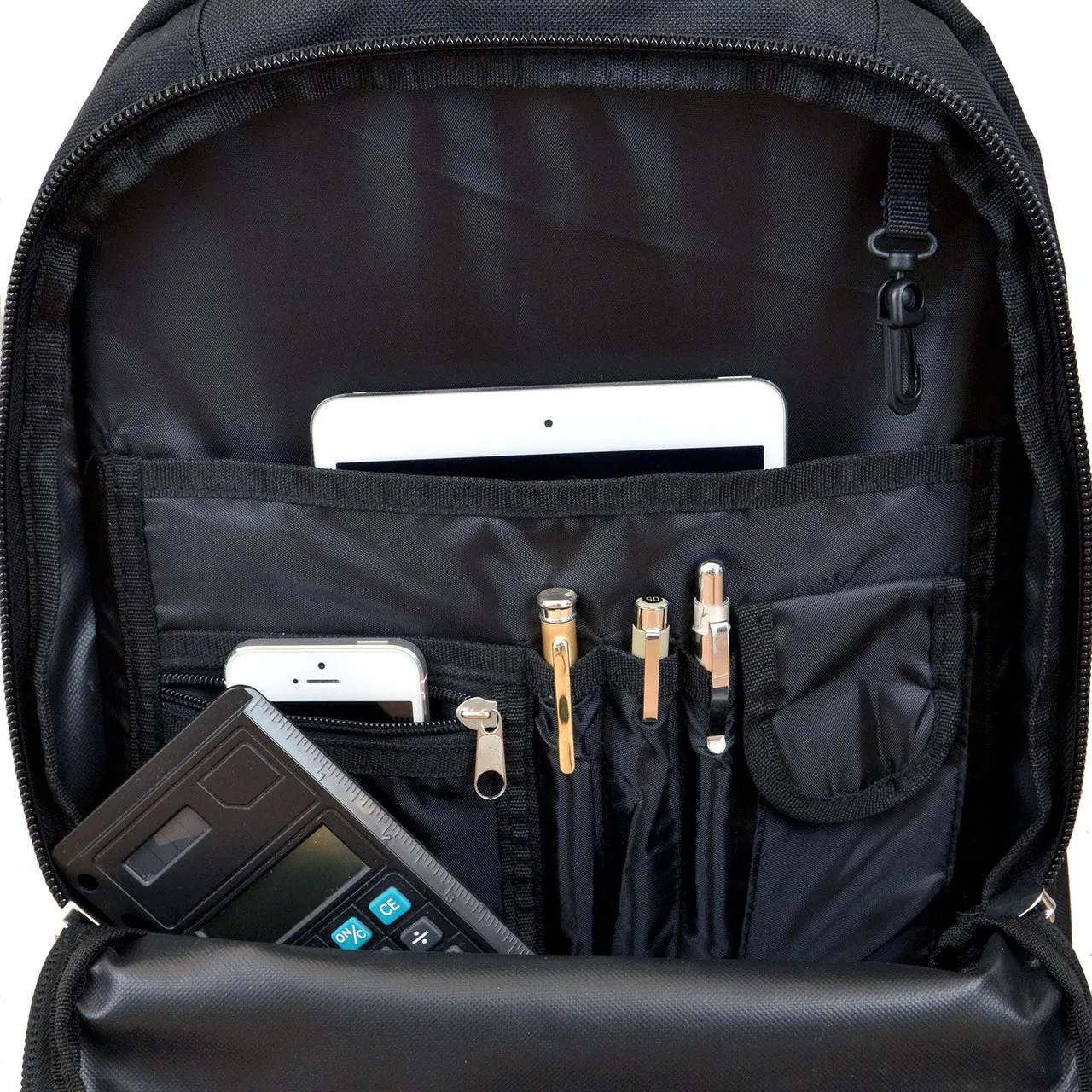 DePaul Premium Wheeled Backpack in Black