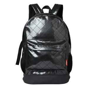 Elegant BLCK02 Leatherette Classic Laptop Backpack & Bags Black