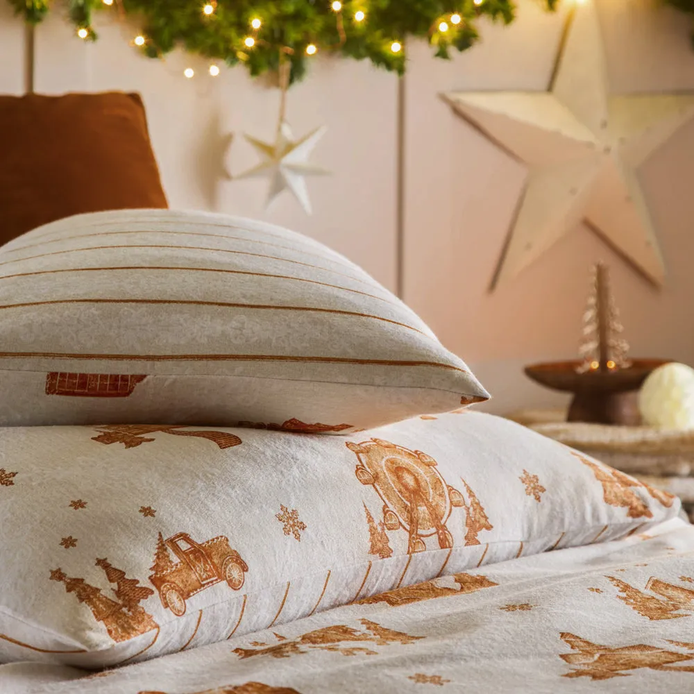 Gretel Brushed Cotton Duvet Cover Set Cloud Dust