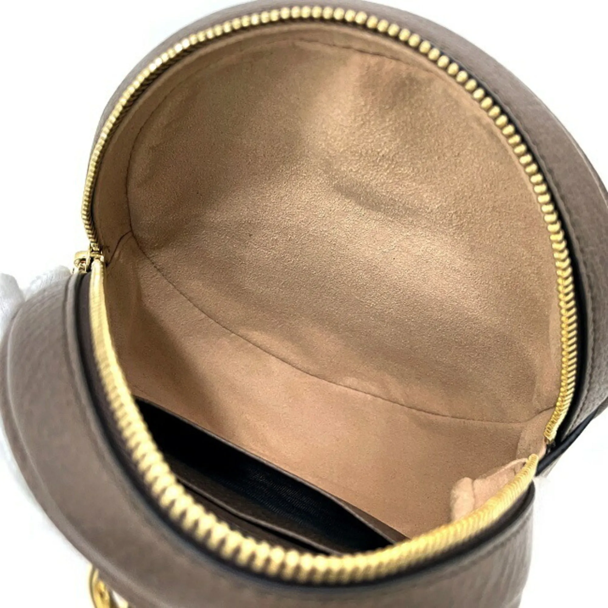 Gucci Backpack Beige Brown Green Red Offidia 598661 Leather PVC Gucci Chain Rucksack GG Marmont Round Card Ladies