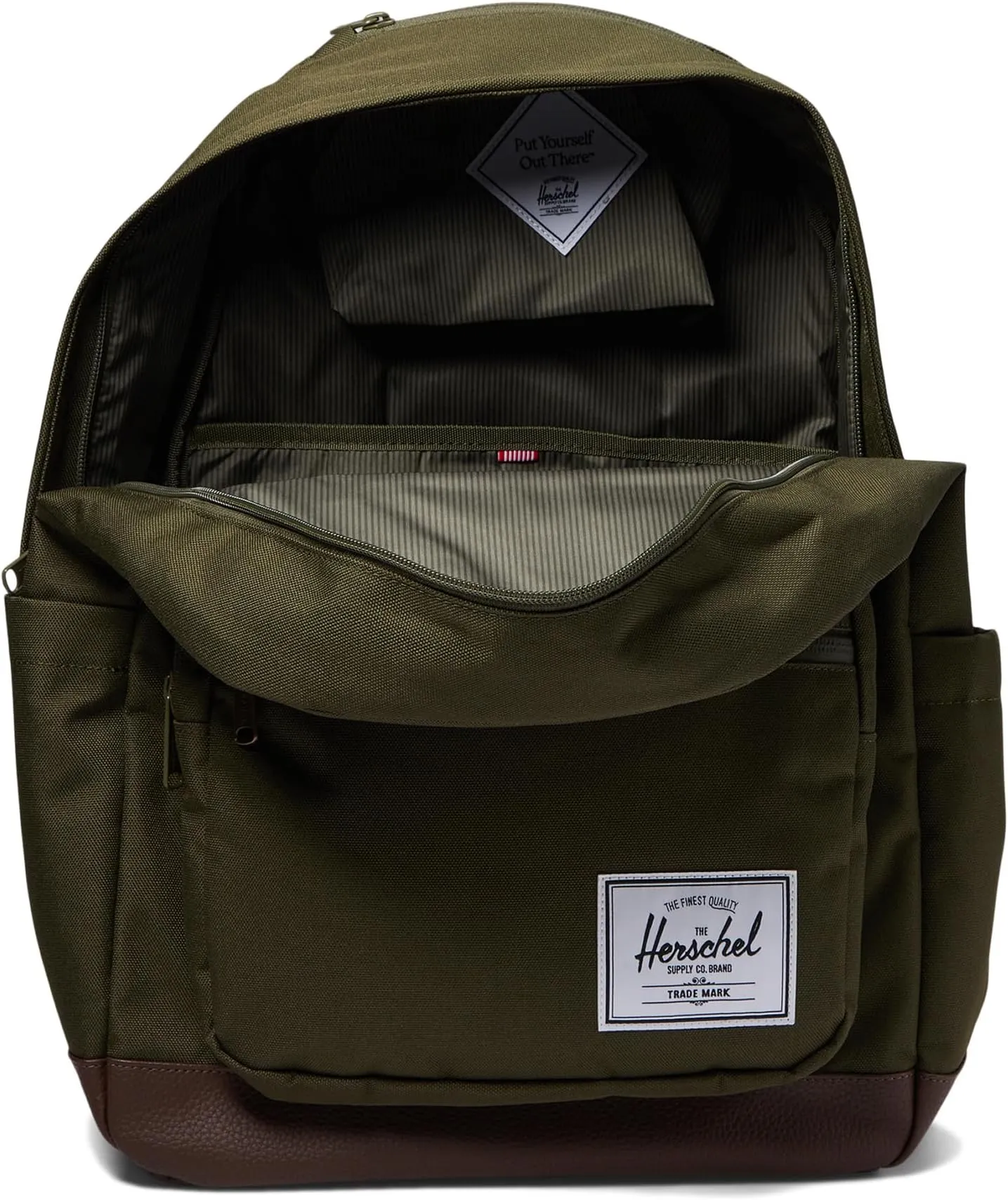 Herschel Supply Co. Pop Quiz Backpack, Ivy Green/Chicory Coffee