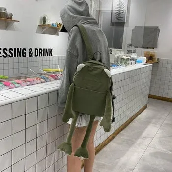 Kawaii Frog Backpack - Kawaii Bag - Kawaii Backpack
