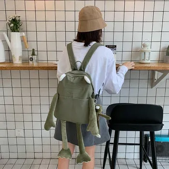 Kawaii Frog Backpack - Kawaii Bag - Kawaii Backpack