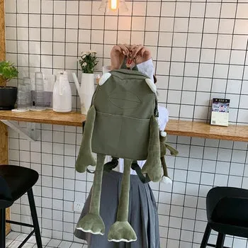 Kawaii Frog Backpack - Kawaii Bag - Kawaii Backpack