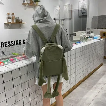 Kawaii Frog Backpack - Kawaii Bag - Kawaii Backpack