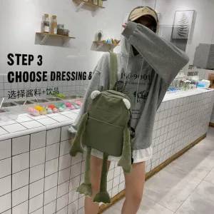 Kawaii Frog Backpack - Kawaii Bag - Kawaii Backpack