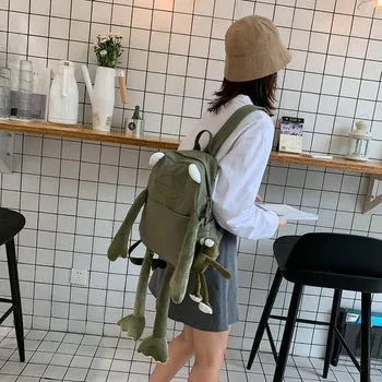 Kawaii Frog Backpack - Kawaii Bag - Kawaii Backpack