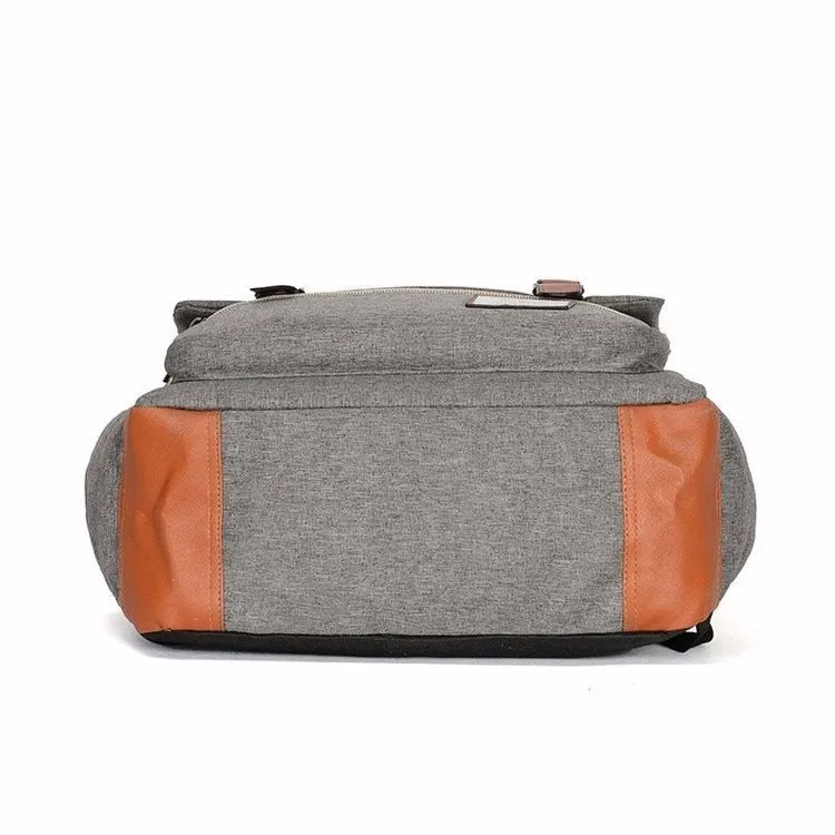 Korean Fashion Solid Anti-theft Waterproof Backpack Double Shoulder Bag Travel Men Women Leisure Backpack Women