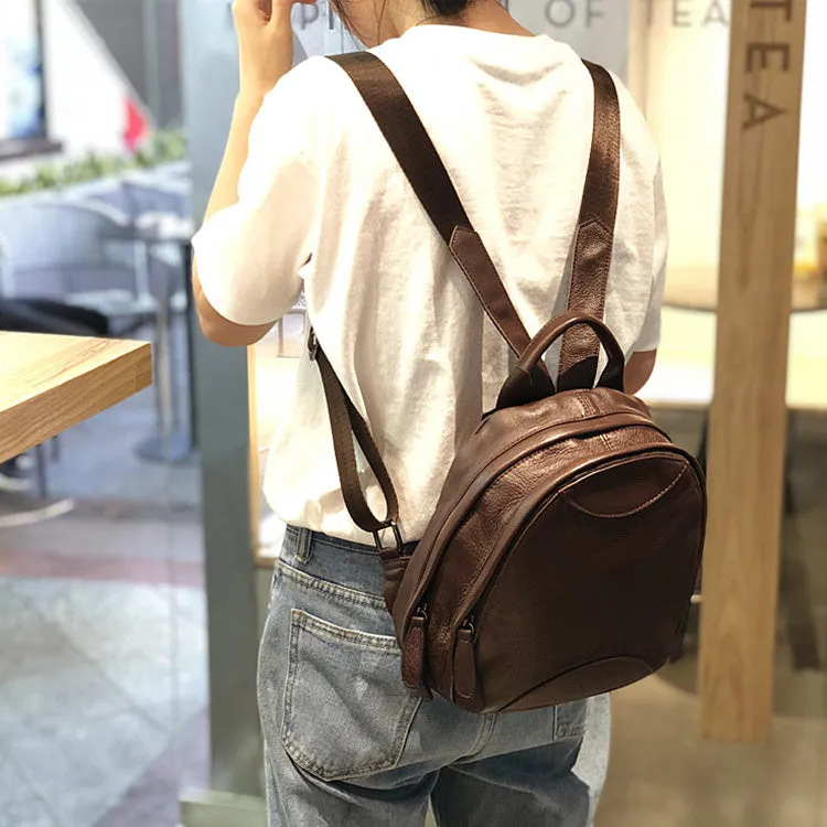 Ladies Leather Rucksack Stylish Backpacks For Women