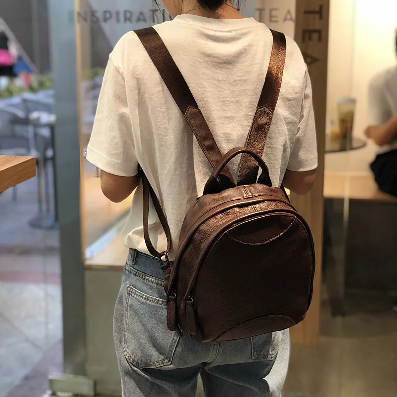 Ladies Leather Rucksack Stylish Backpacks For Women