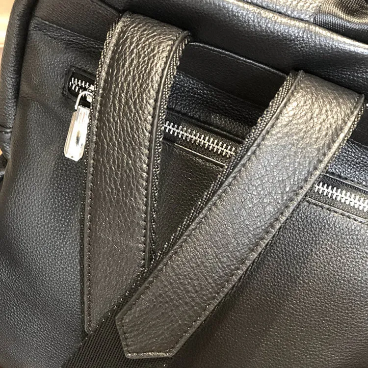Ladies Small Black Leather Backpack Bags Leather Rucksack For Women