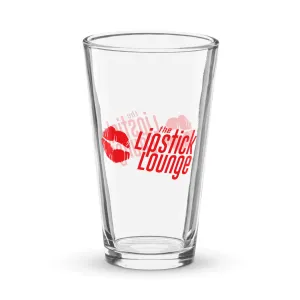 Lipstick Lounge Red Logo Pint Glass