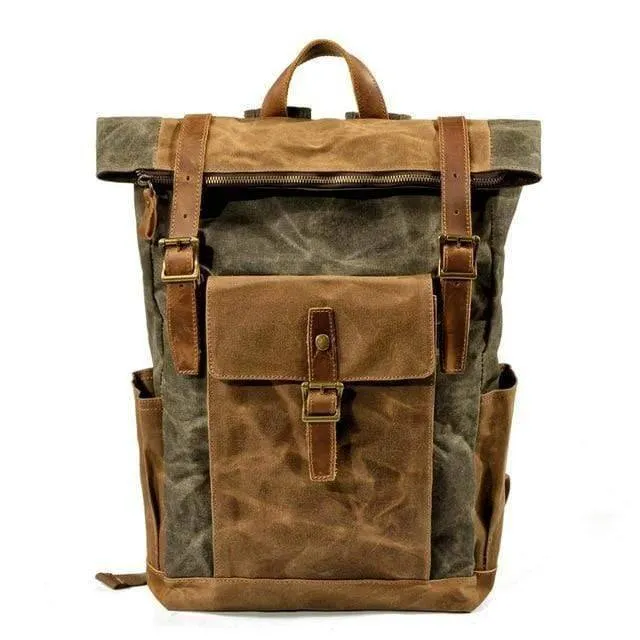 Luxury Vintage Canvas Backpacks for Men