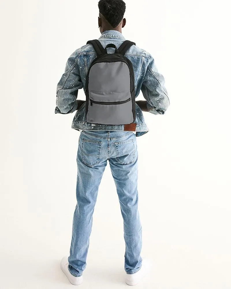 Medium Dark Gray Canvas Backpack | Medium Dark Pale Gray | C0M0Y0K60