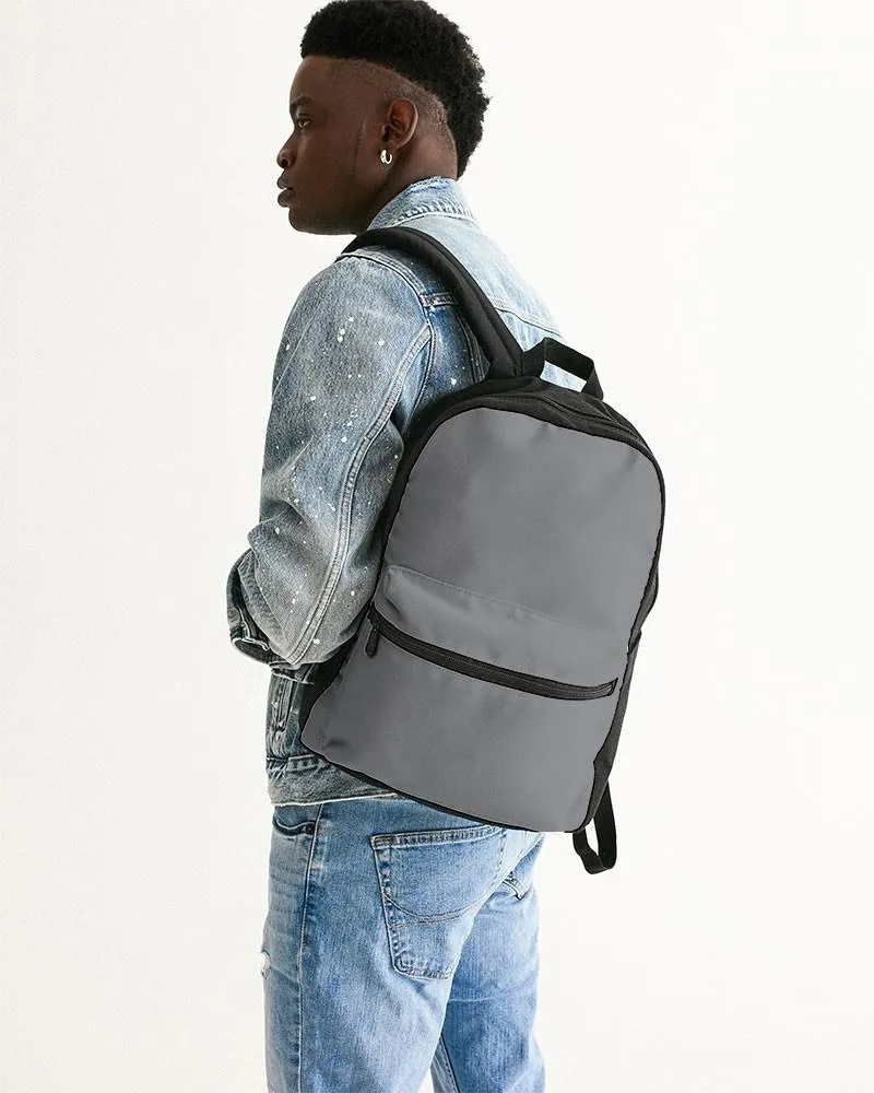 Medium Dark Gray Canvas Backpack | Medium Dark Pale Gray | C0M0Y0K60