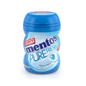 Mentos Pure Fresh Sugar Free Chewing Gum Fresh Mint - 10Pcs