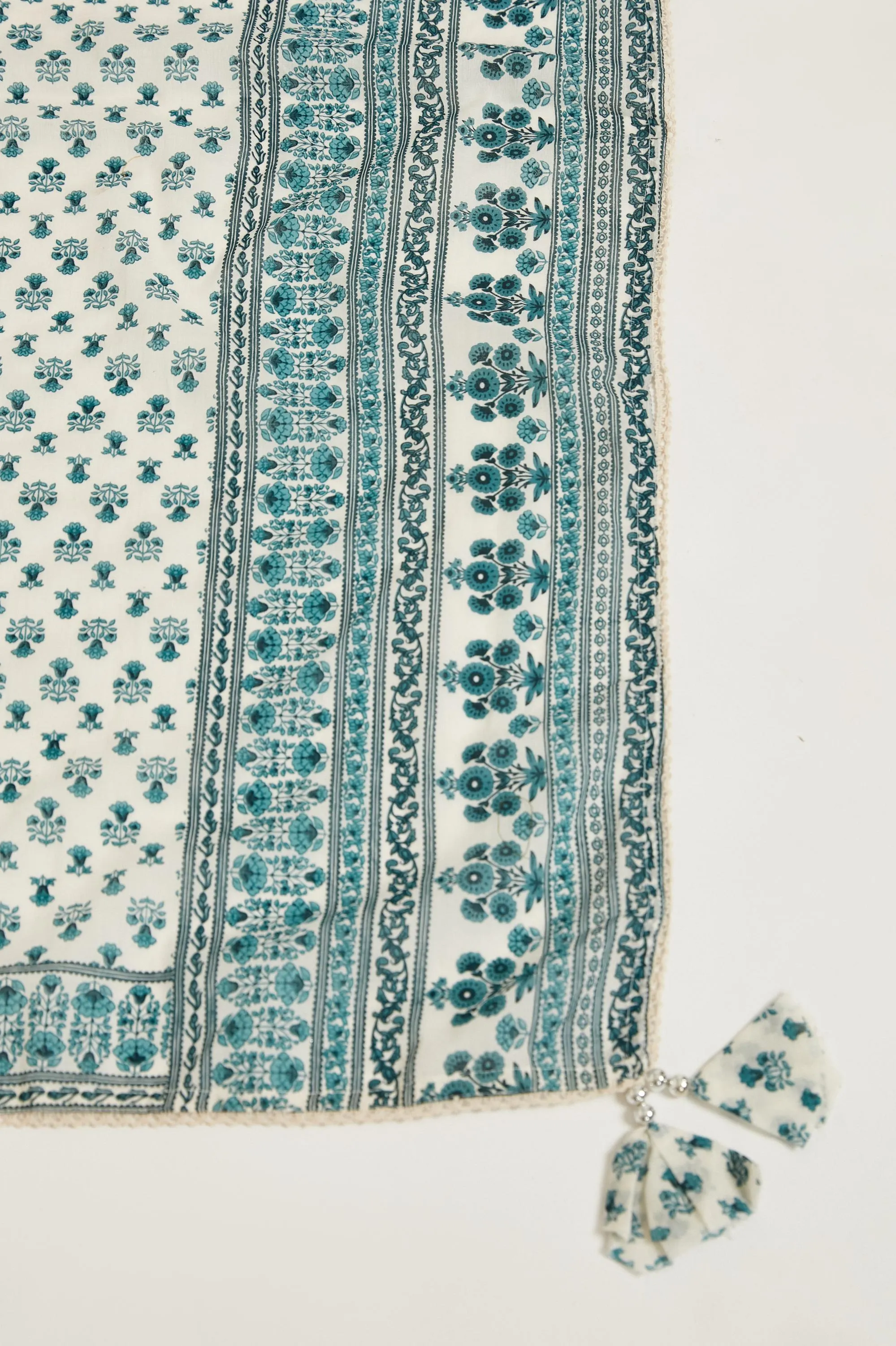 Neeru's Rama Color Cotton Fabric Salwar Kameez
