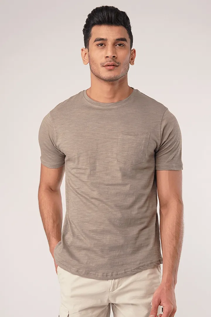 Olivey Half Sleeve Pocket T-Shirt