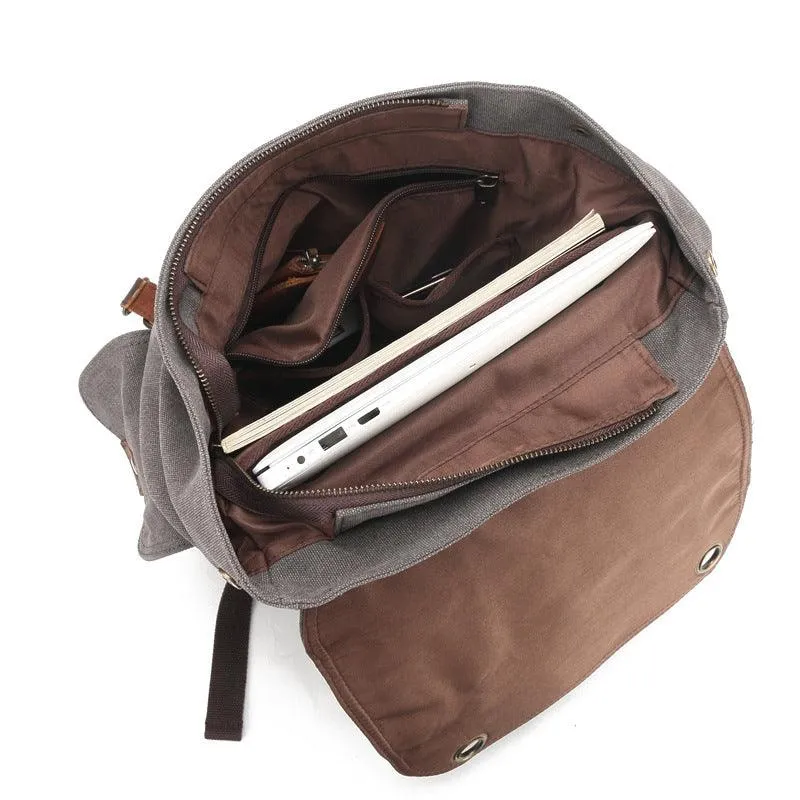 Outdoor Multifunctional Canvas Backpacks