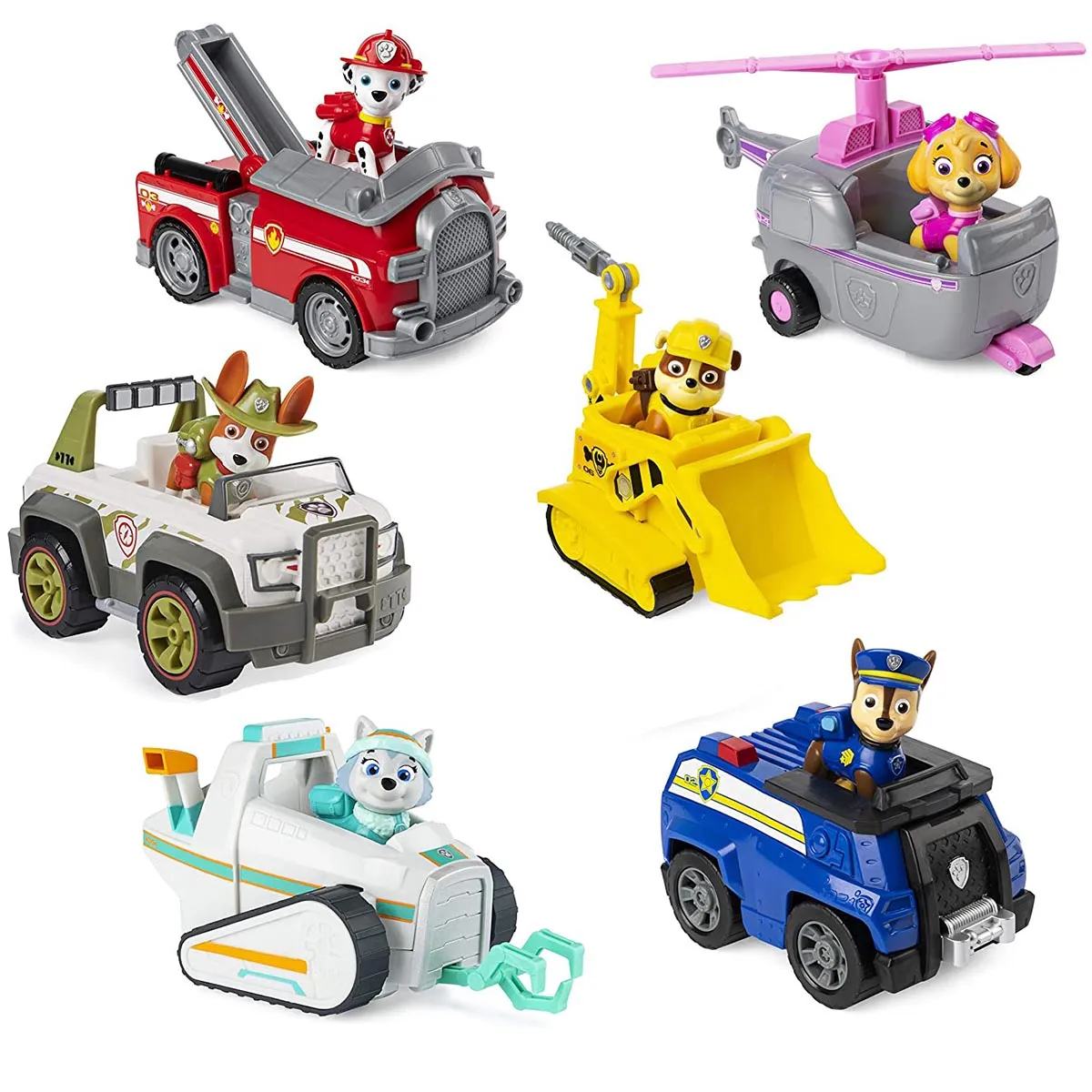 PAW Patrol Vehicle & Pup Figure styles vary