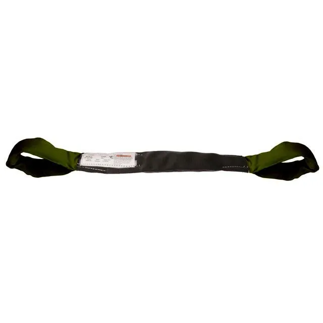 Polyester Round Eye & Eye Lifting Sling - 6' (Olive)