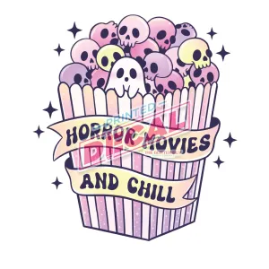 Printed Decal - Horror Movies And Chill