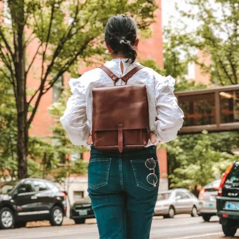 Revival Small Handmade Leather Backpack