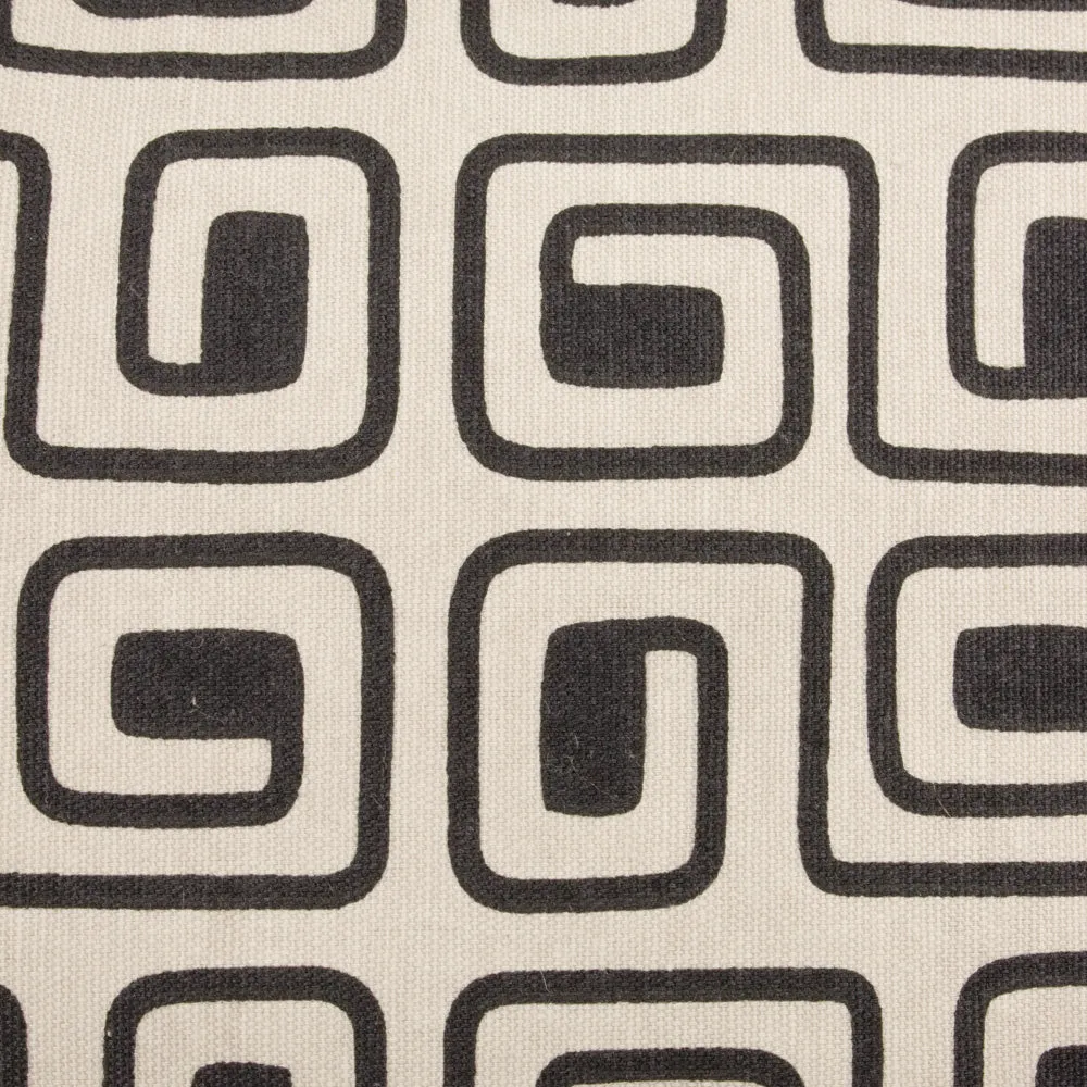 Safara Printed Cushion Black