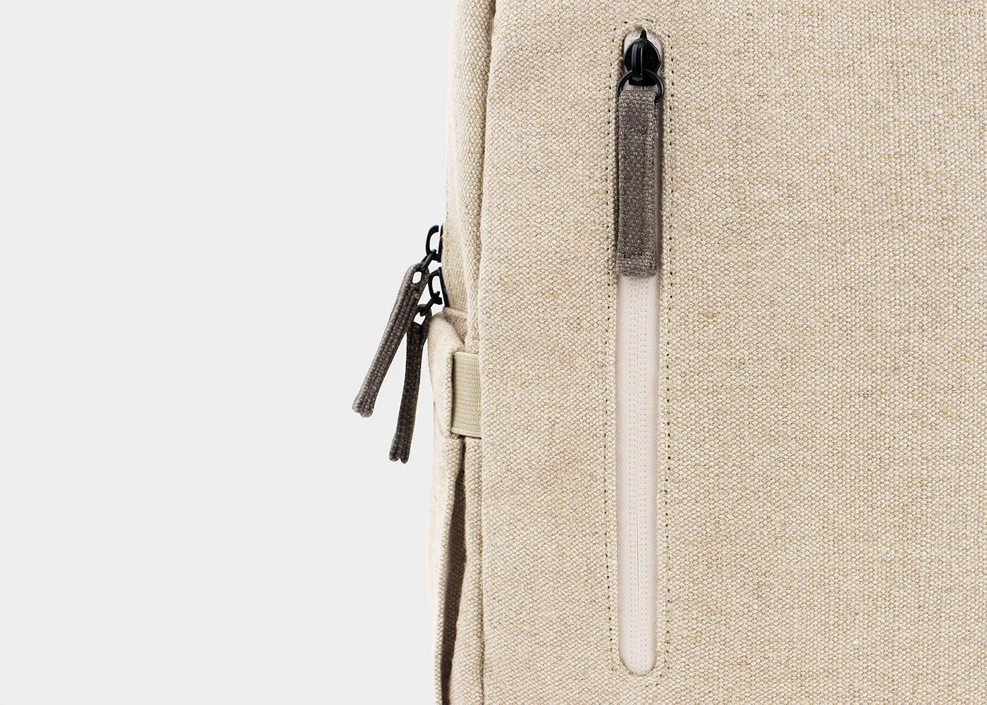Small Backpack in Beige and Green