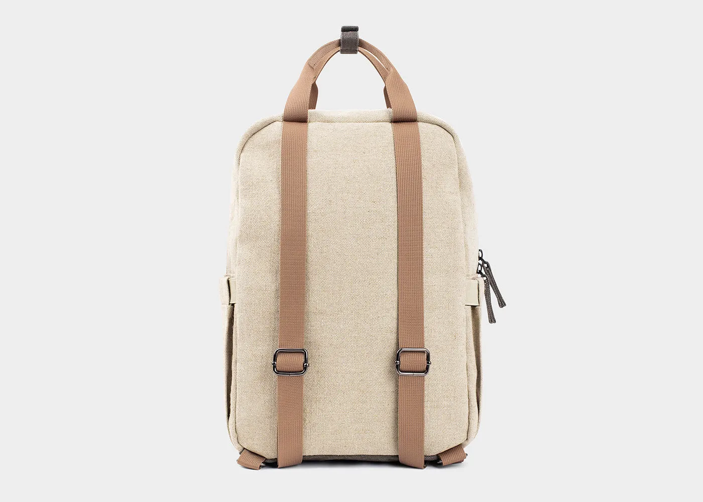 Small Backpack in Beige and Green