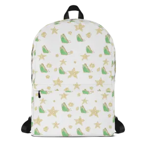 Sparkly Jade Butterflies Backpack