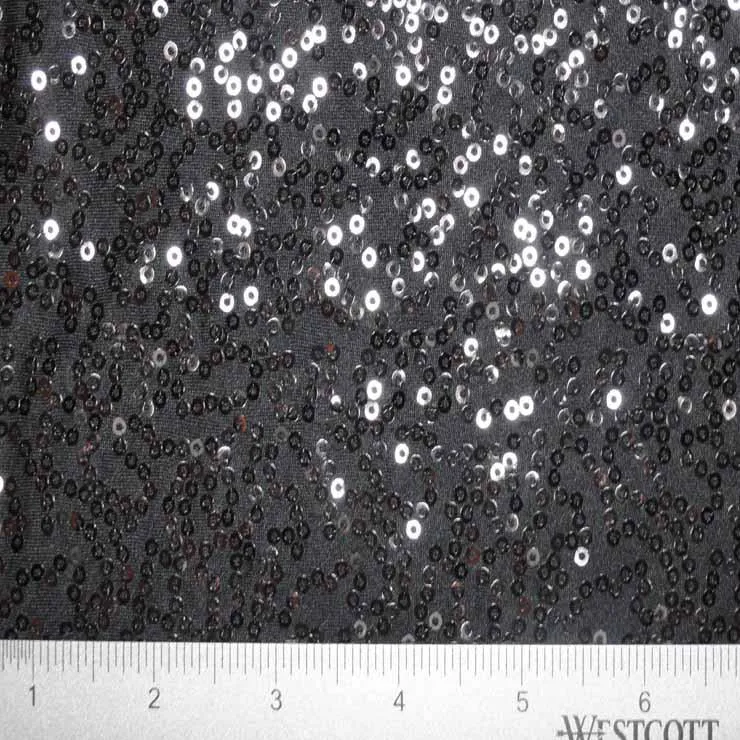 Squiggle Mini Sequins Spandex