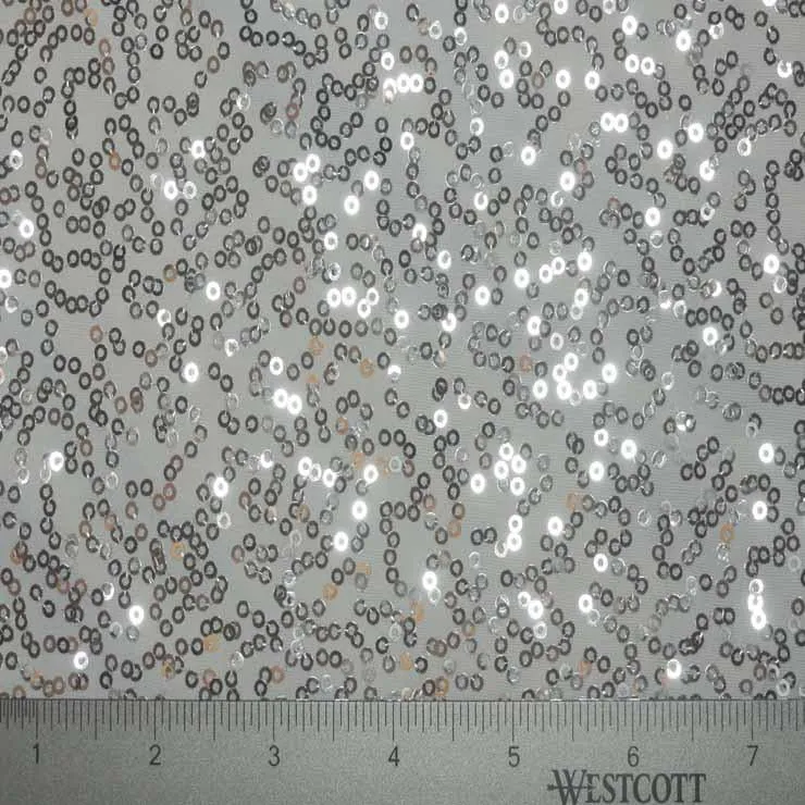 Squiggle Mini Sequins Spandex