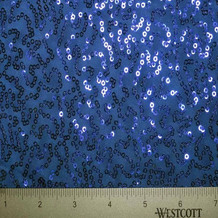 Squiggle Mini Sequins Spandex