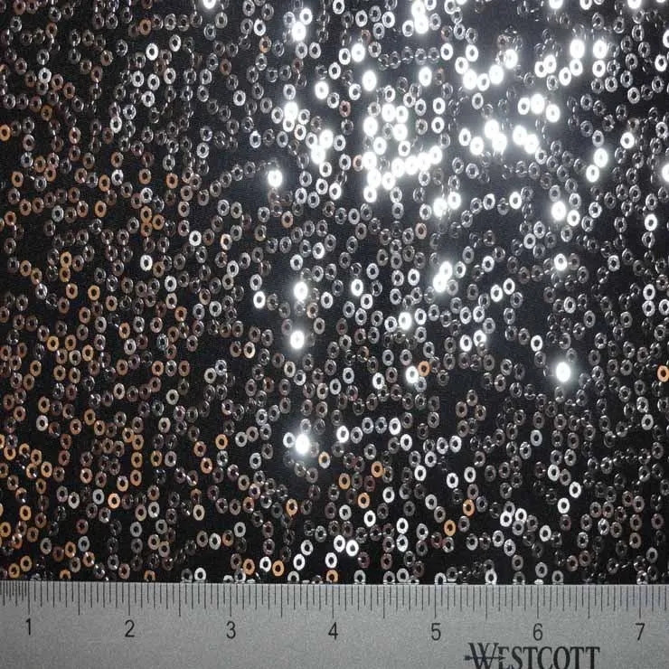 Squiggle Mini Sequins Spandex